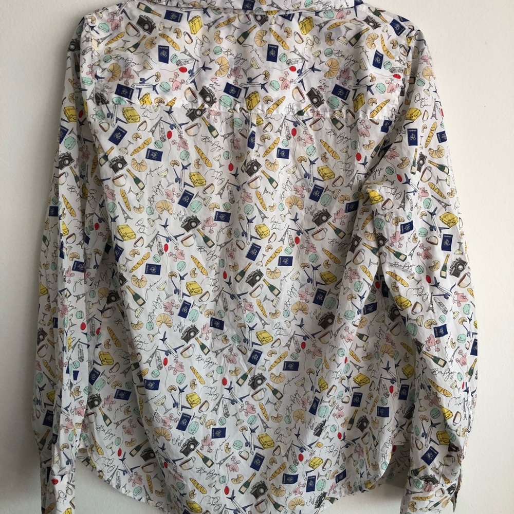 J. Crew French Print Popover - Picture 5 of 7
